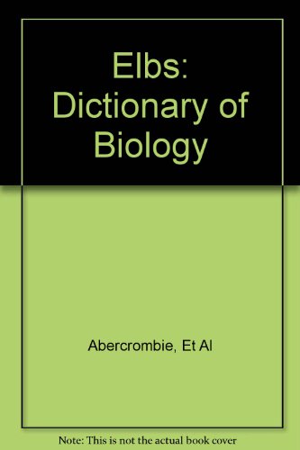 THE PENGUIN DICTIONARY OF BIOLOGY  7TH ED