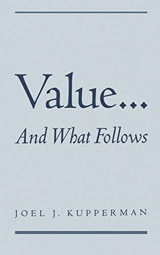 VALUE ....AND  WHAT FOLLOWS