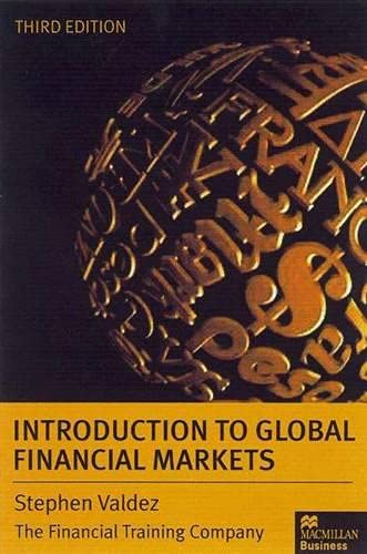 AN INTRODUCTION TO GLOBAL FINANCIAL MARKETS