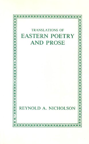 TRANSLATION OF EASTERN POETRY AND PROSE