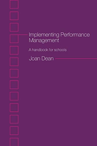 IMPLEMENTING PERFORMANCE MANAGEMENT