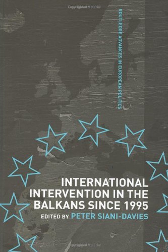 INTERNATIONAL INTERVENTION IN THE BALKANS SINCE 1995