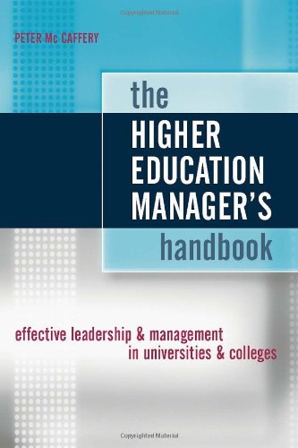 THE HIGHER EDUCATION MANAGER'S HANDBOOK