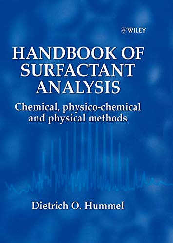 HANDBOOK OF SURFACTANT ANALYSIS