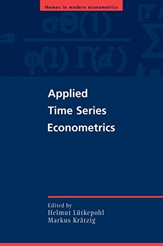 APPLIED TIME SERIES ECONOMETRICS