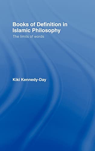 BOOKS OF DEFINITION IN ISLAMIC PHILOSOPHY