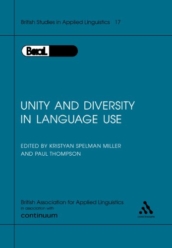UNITY AND DIVERSITY IN LANGUAGE