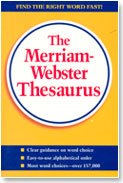 THE MERRIAM WEBSTER THESAURUS