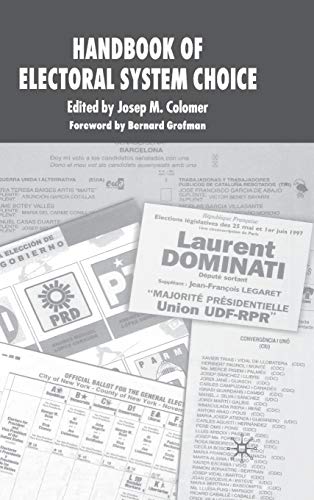HANDBOOK OF ELECTORAL SYSTEM CHOICE