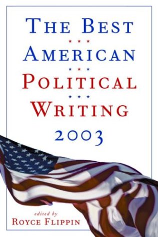 THE BEST AMERICAN POLOTING WRITING 2003