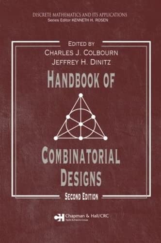 HANDBOOK OF COMBINATROIAL DESIGN