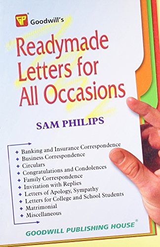 GOODWILL'S READYMADE LETTERS FOR ALL OCCASIONS
