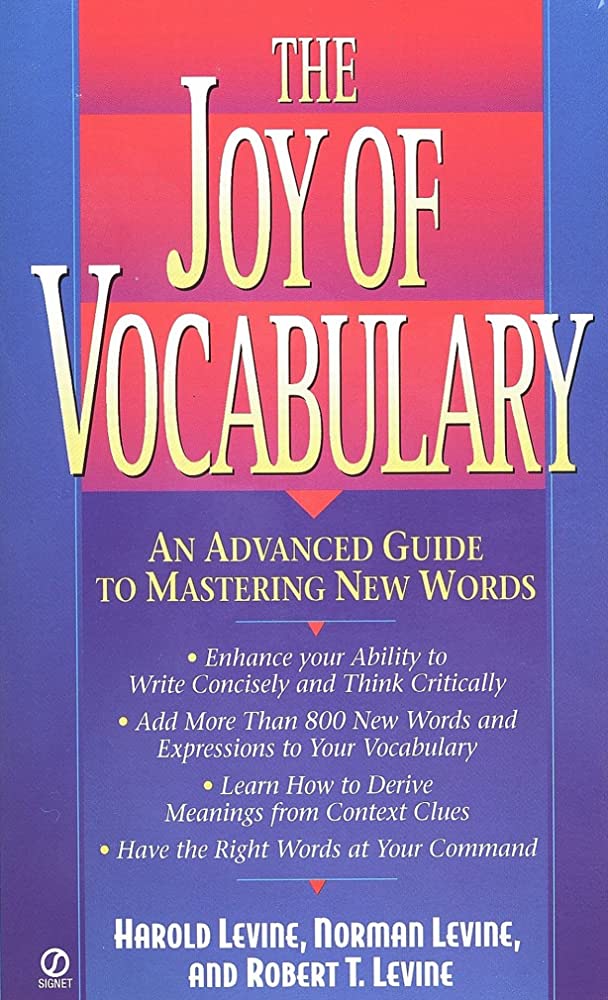 THE JOY OF VOCABULARY