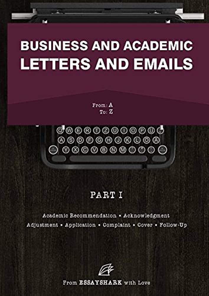 ACADEMIC'S BUSINESS LETTERS THROUGH E-MAIL