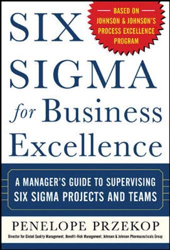 SIX SIGMA FOR BUSINESS EXCELLENCE