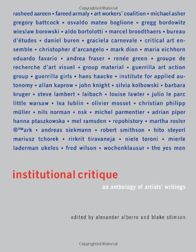 INSTITUTIONAL CRITIQUE