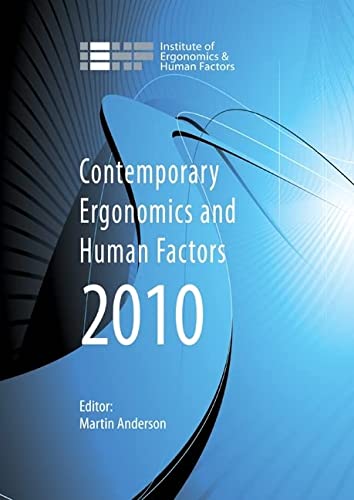 CONTEMPORARY ERGONOMICS AND HUMAN FACTORS 2010
