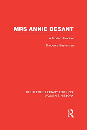 MRS ANNIE BESANT