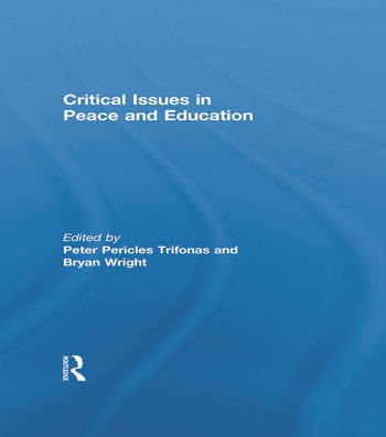 CRITICAL ISSUES IN PEACE AND EDUCATION