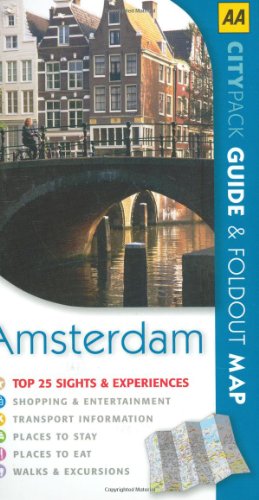 AA CITY PACK GUIDE & FOLDOUT MAP: AMSTERDAM