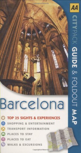 AA CITY PACK GUIDE & FOLDOUT MAP: BARCELONA