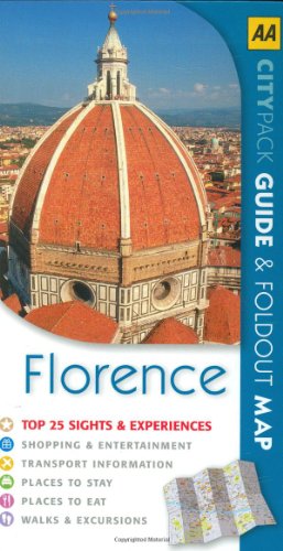 AA CITY PACK GUIDE & FOLDOUT MAP: FLORENCE