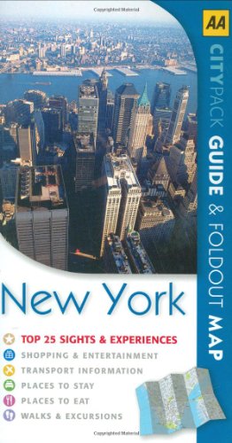 AA CITY PACK GUIDE & FOLDOUT MAP: NEW YORK