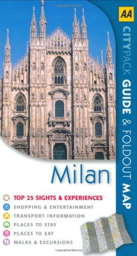 AA CITY PACK GUIDE & FOLDOUT MAP: MILAN