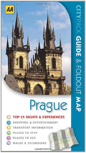 AA CITY PACK GUIDE & FOLDOUT MAP: PRAGUE