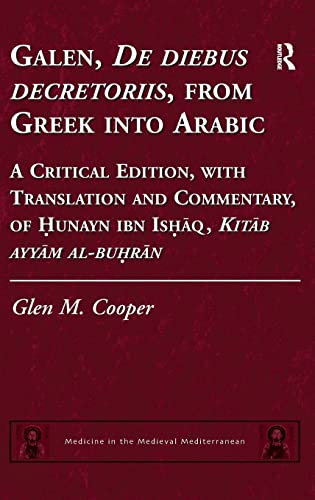 GALEN, DE DIEBUS DECRETOEIIS, FROM GREEK INTO ARABIC