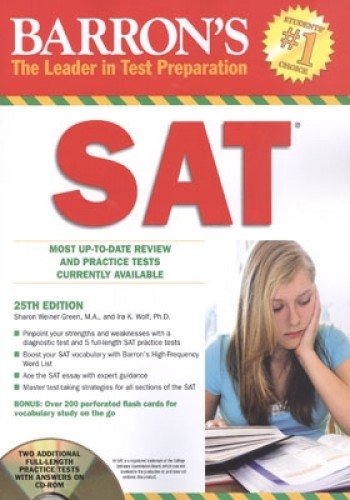BARRON'S THE LEADER IN TEST PREPARATION SAT