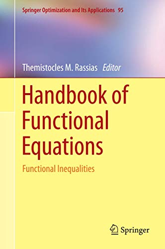HANDBOOK OF FUNCTIONAL EQUATIONS