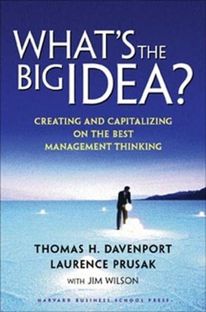 WHAT'S THE BIG IDEA?