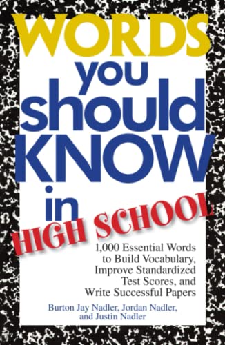 WORDS YOU SHOULD KNOW IN HIGH SCHOOL