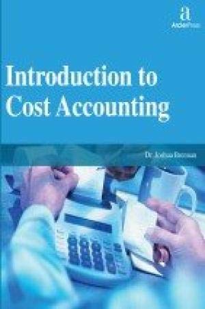 INTRODUCTION TO COST ACCOUNTING