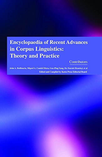 ENCYCLOPAEDIA OF RECENT ADVANCES IN CORPUS INLGUINTICS