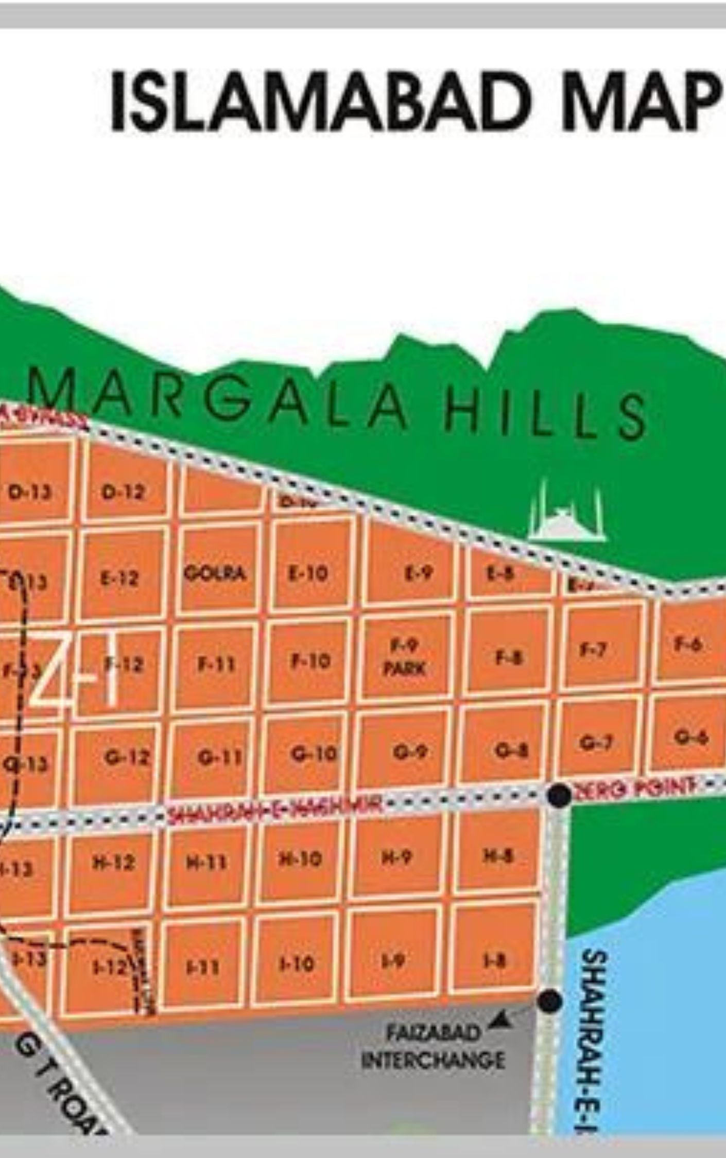 ISLAMABAD STREET MAP