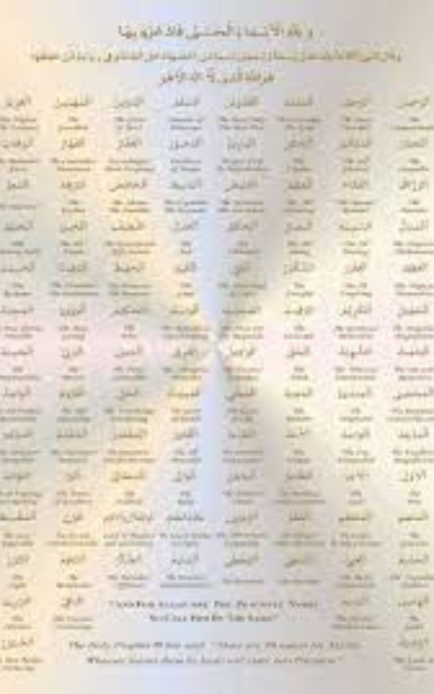 ASMAUL HUSNA MA ASMAUN NABI KAREEM