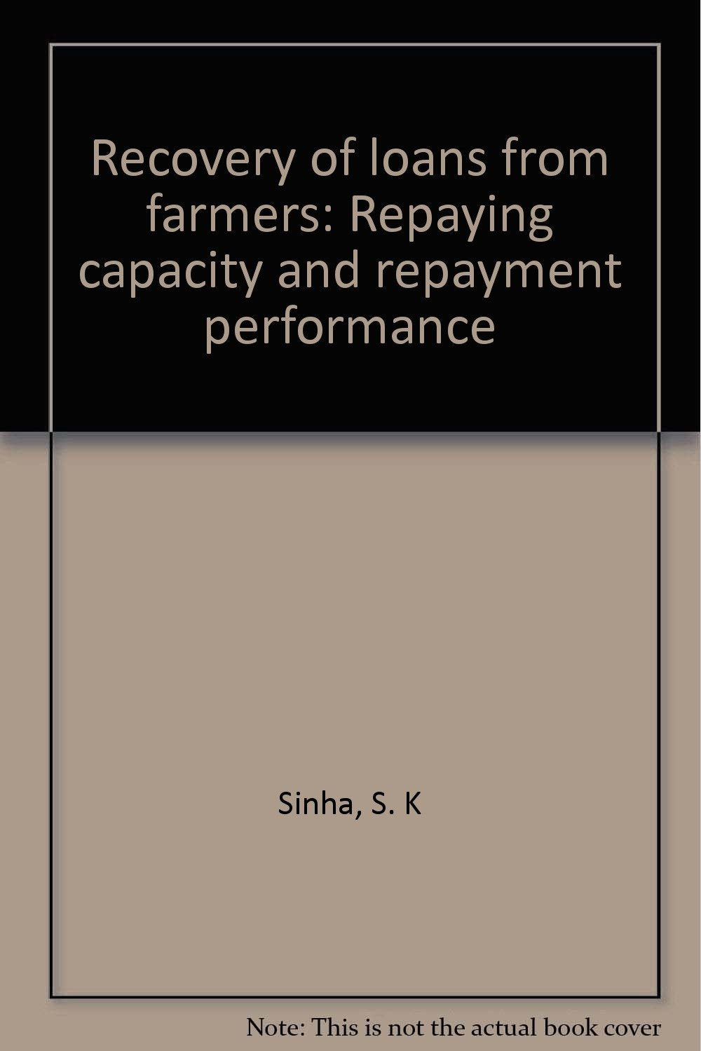 RECOVERY OF LOANS FROM FARMERS