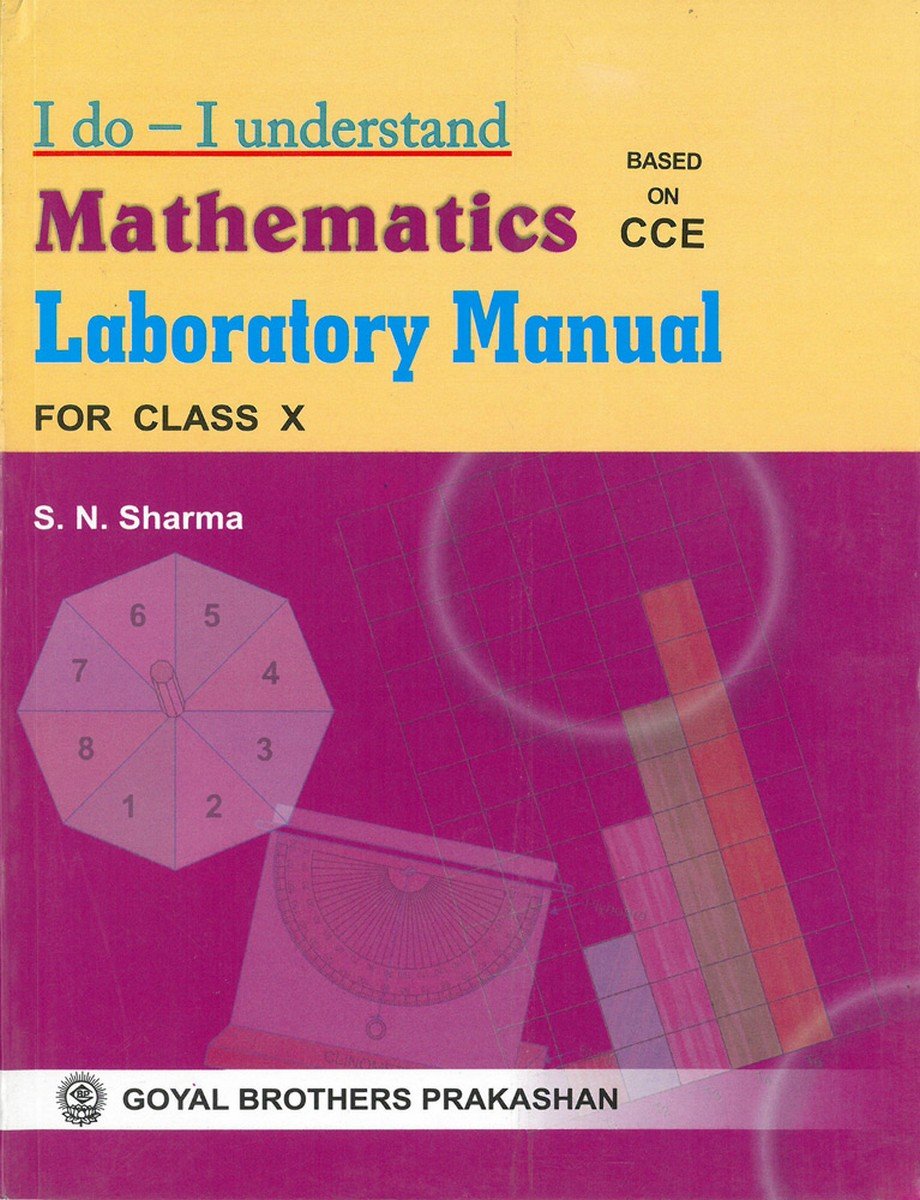 I DO - I UNDERSTAND MATHEMATICS LABORATORY MANUAL