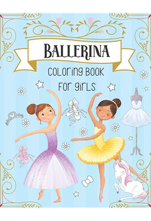 PARTY FAVOURS: LITTLE BALLERINA COLOURING BOOK.