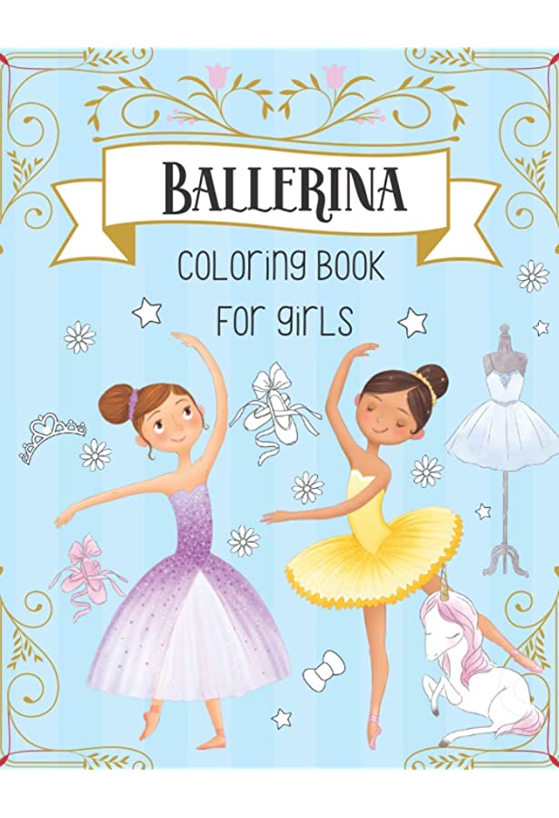 PARTY FAVOURS: LITTLE BALLERINA COLOURING BOOK.