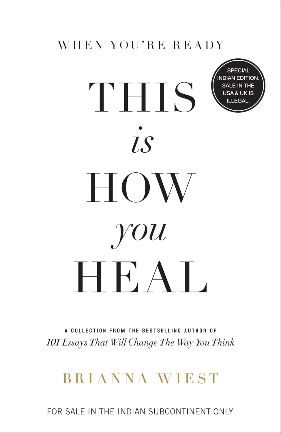 WHEN YOU'RE READY, THIS IS HOW YOU HEAL