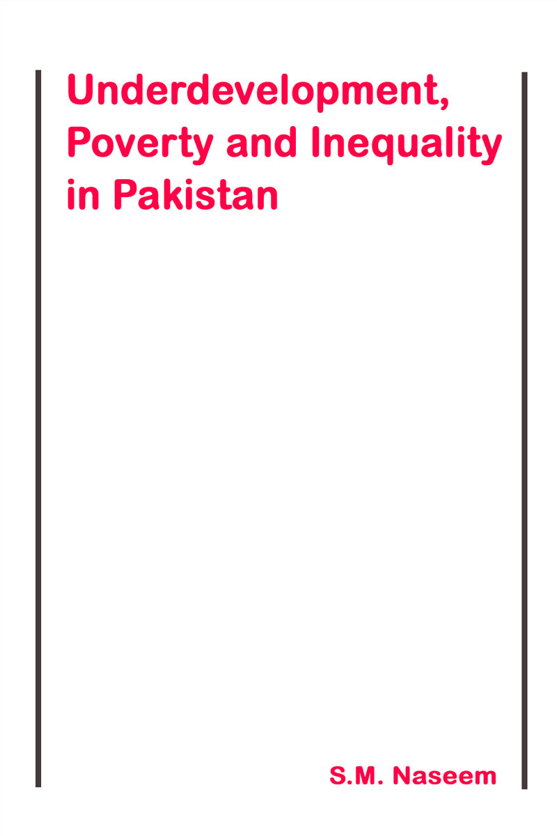 UNDERDEVELOPMENT, POVERTY AND INEQUALITY IN PAKISTAN